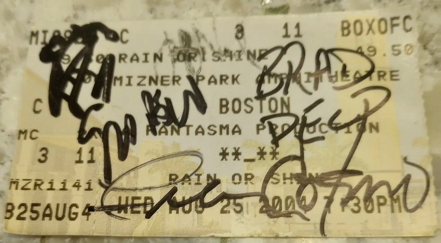Ticket · Aug 25, 2004