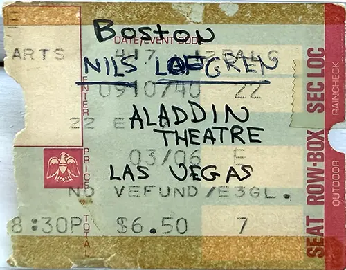 Ticket · Mar 14, 1977