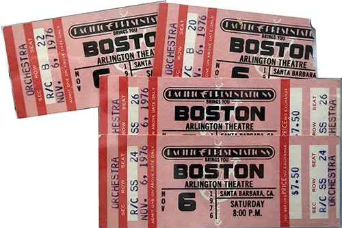 Ticket · Nov 6, 1976