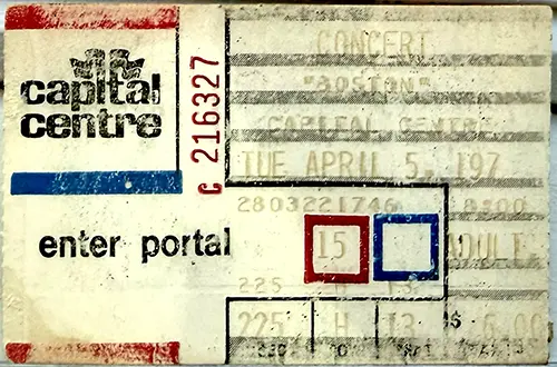 Ticket · Apr 5, 1977