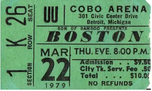 Ticket · Mar 22, 1979