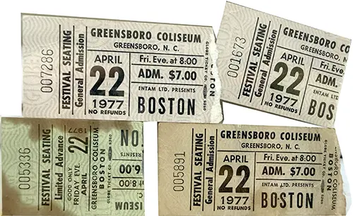 Ticket · Apr 22, 1977