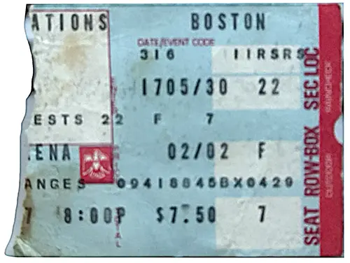 Ticket · Mar 16, 1977