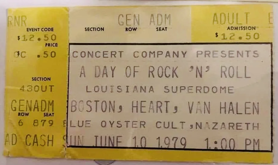 Ticket · Jun 10, 1979