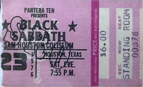 Ticket · Oct 23, 1976
