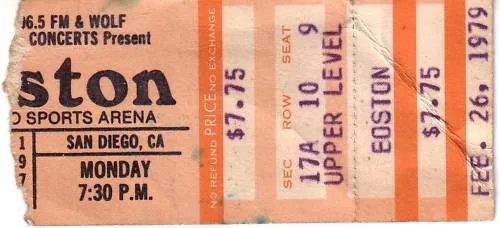Ticket · Feb 26, 1979