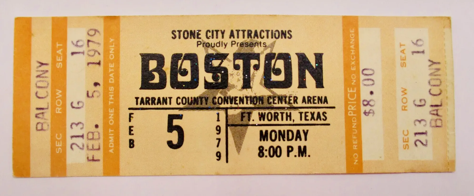 Ticket · Feb 6, 1979