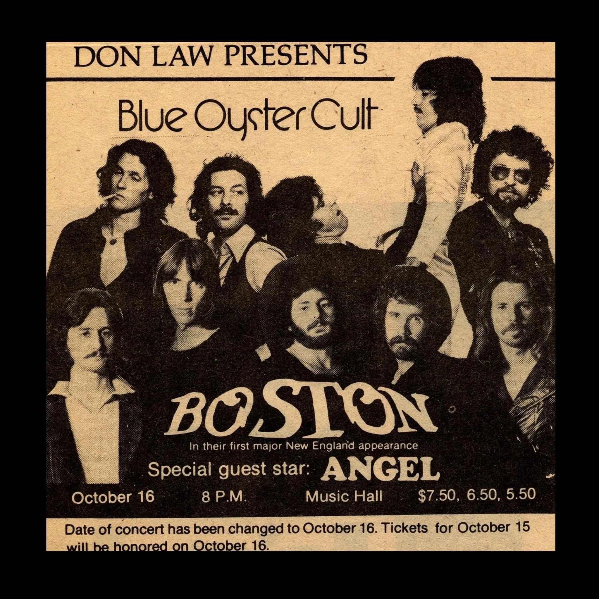 Ticket · Oct 16, 1976