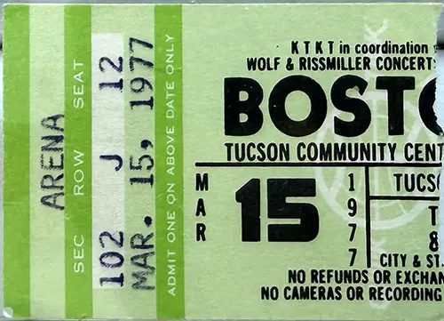 Ticket · Mar 15, 1977