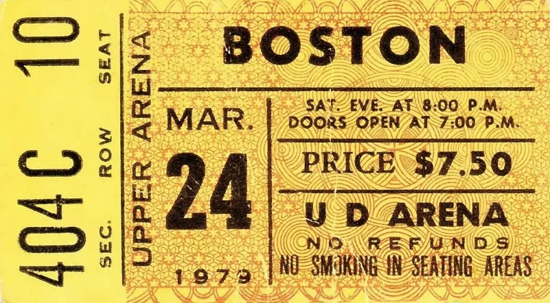 Ticket · Mar 24, 1979