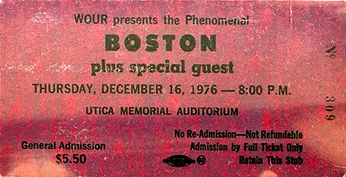 Ticket · Dec 16, 1976