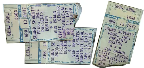 Ticket · Apr 13, 1977