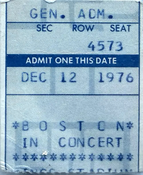 Ticket · Dec 12, 1976
