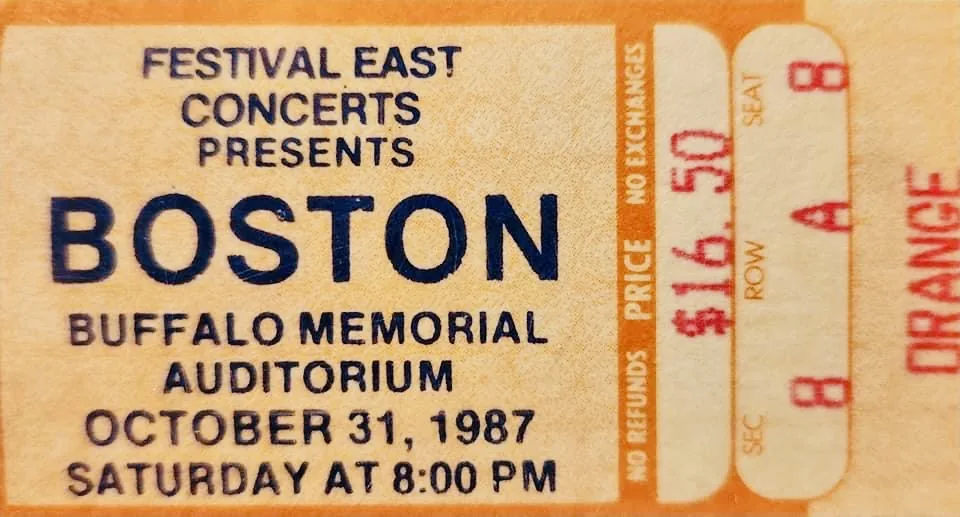Ticket · Oct 31, 1987
