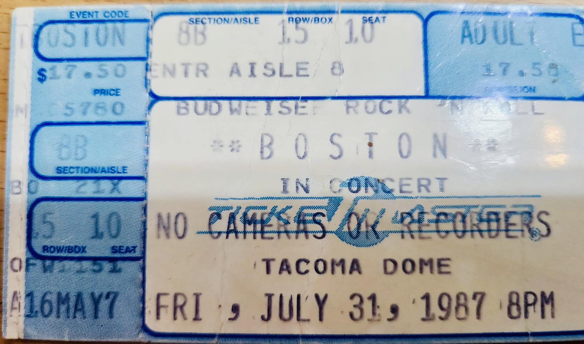 Ticket · 1987