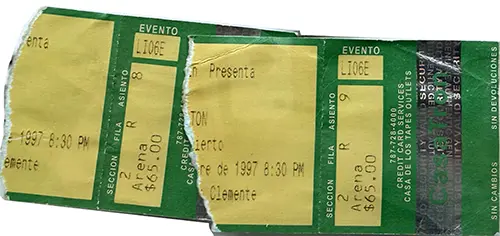 Ticket · Sep 6, 1997