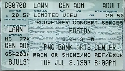 Ticket · Jul 8, 1997