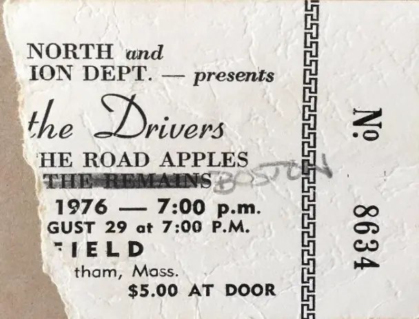 Ticket · August 29, 1976